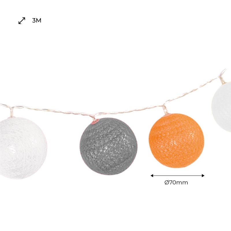Guirnaldas decorativas de luces LED USB