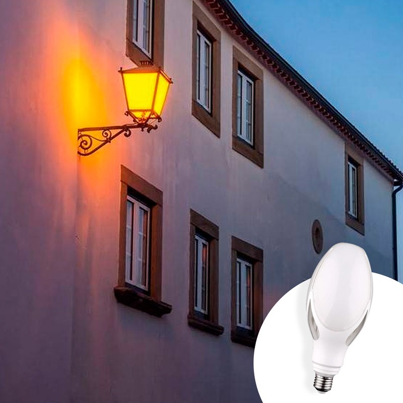 Bombilla LED ED90 E27 para farola 40W