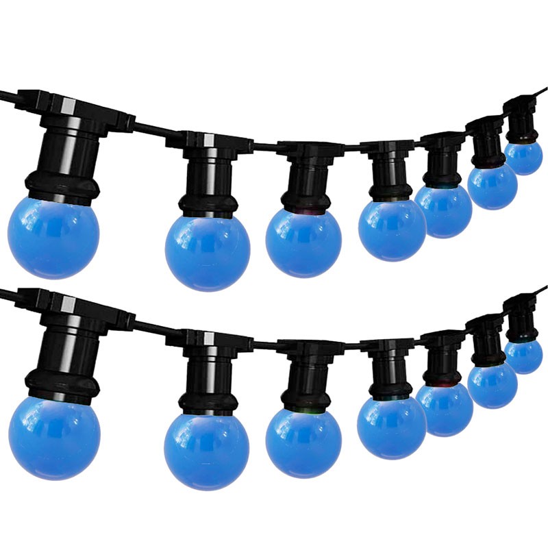 Bombilla de colores LED E27 G45 - 1W