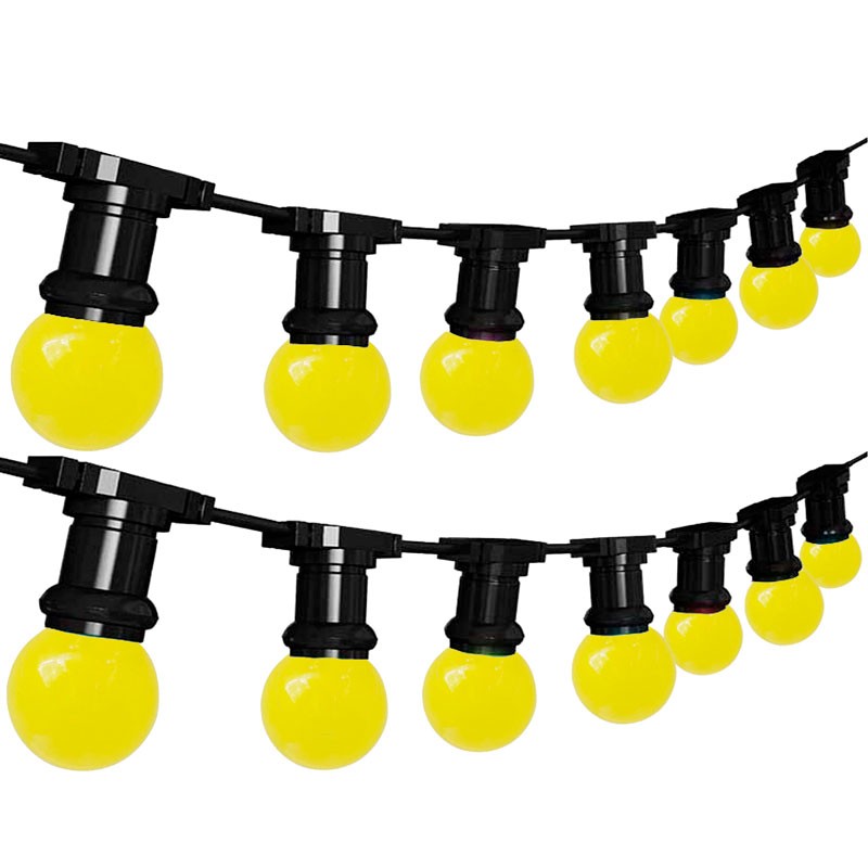 Bombilla de colores LED E27 G45 - 1W