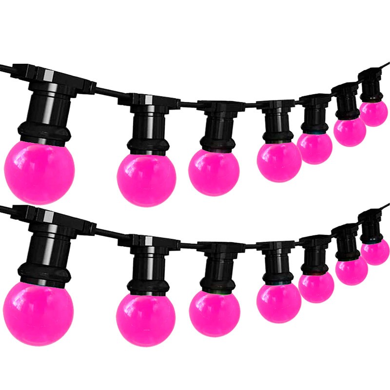 Bombilla de colores LED E27 G45 - 1W