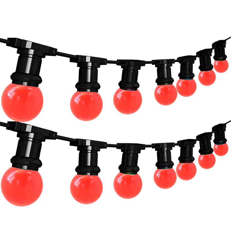 Bombilla de colores LED E27 G45 - 1W
