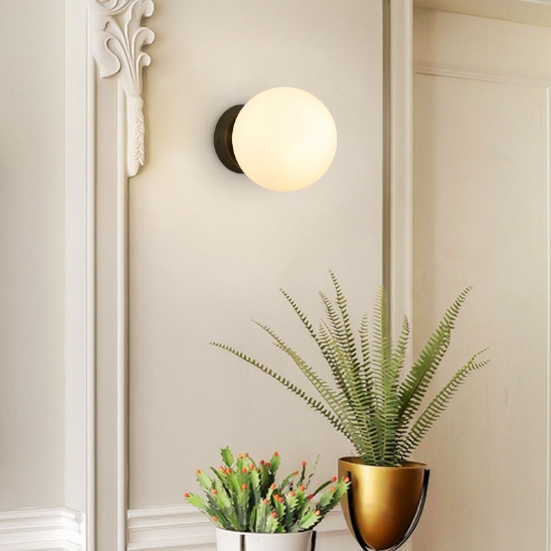 Aplique de pared bola cristal "Rober"