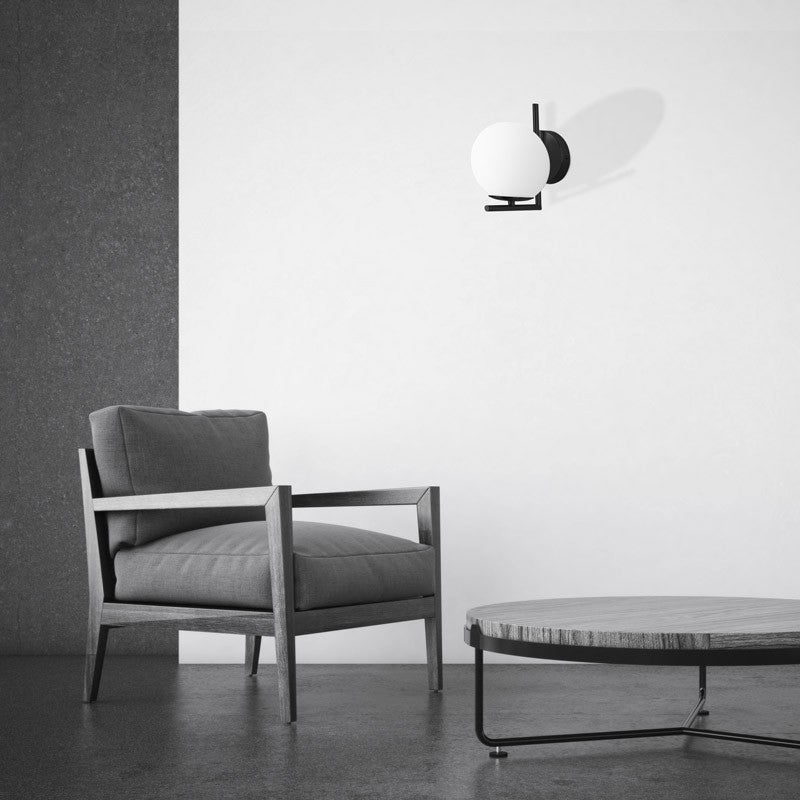 Aplique de pared bola cristal "Margaret"