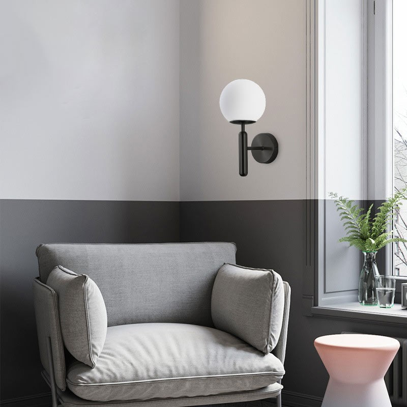 Aplique de pared bola cristal "Elsa" - E14