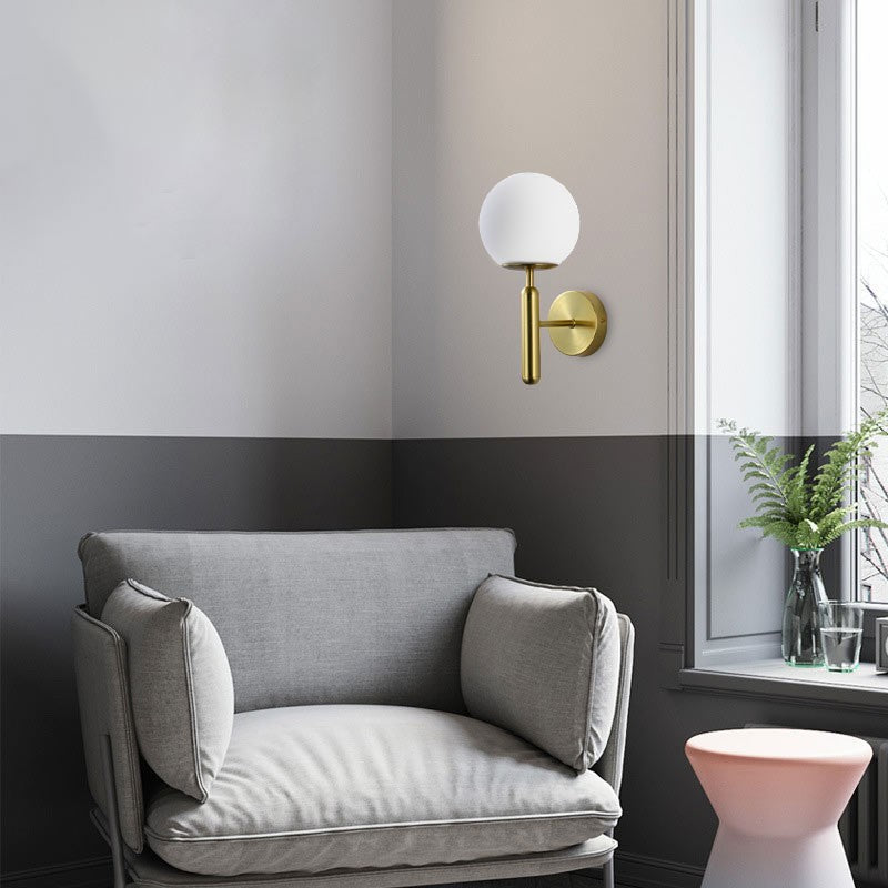 Aplique de pared bola cristal "Elsa" - E14