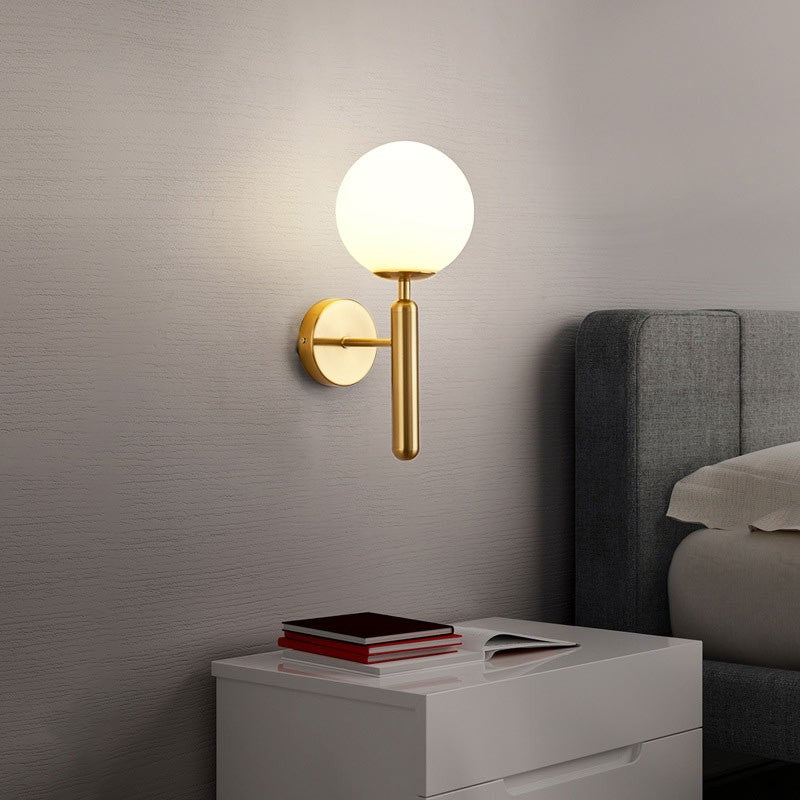 Aplique de pared bola cristal "Elsa" - E14