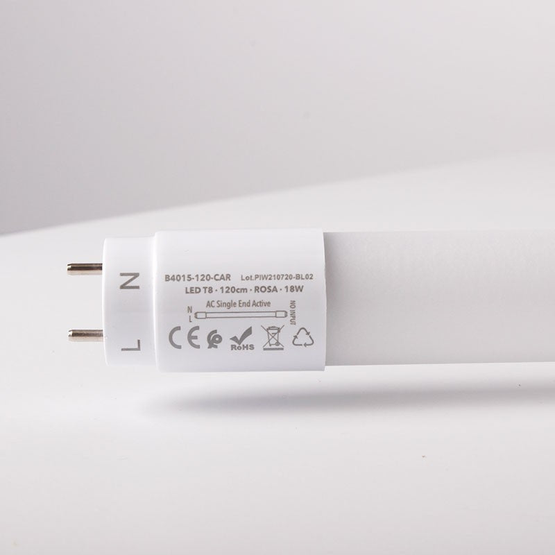 Tubo LED T8 especial carnicerías 120cm 18W