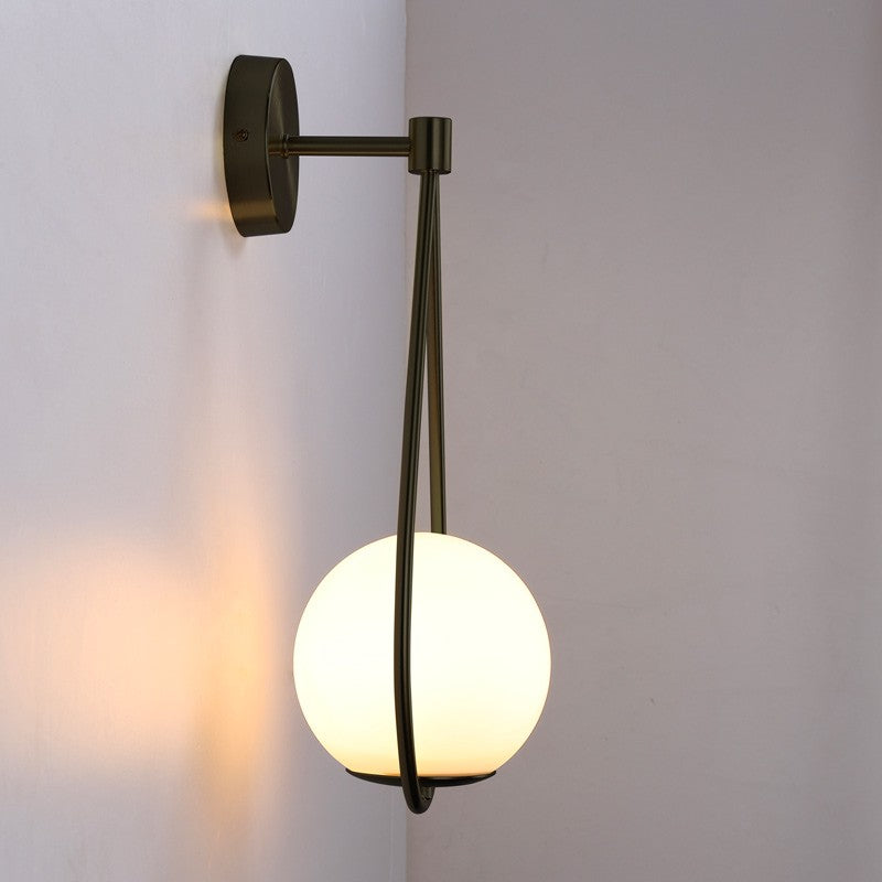 Aplique de pared bola cristal "Clara" - E14
