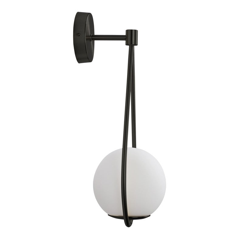 Aplique de pared bola cristal "Clara" - E14