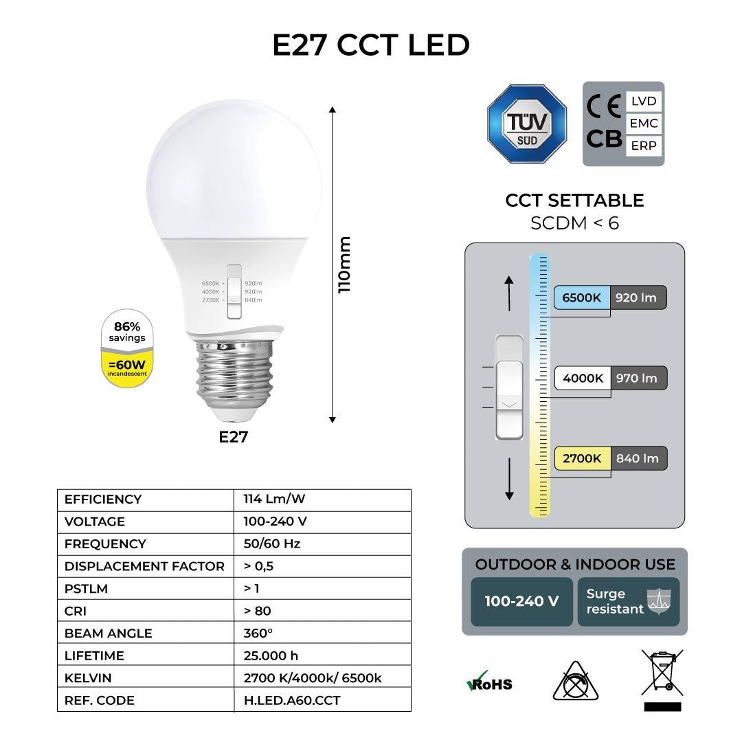 Bolardo para caminos LED FUMAGALLI "Amelia 800" - 8,5W - CCT