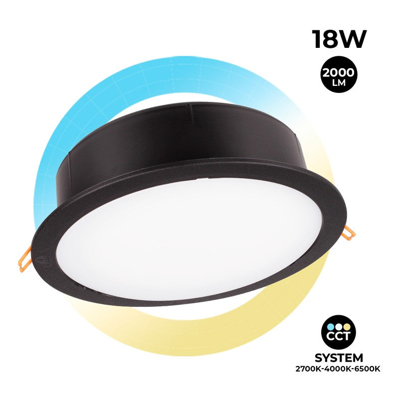 Downlight Redondo Estanco CCT Fumagalli "Teresa 260" 18W IP55