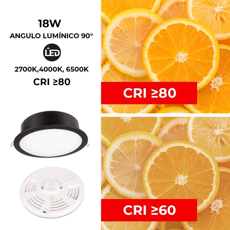 Downlight Redondo Estanco CCT Fumagalli "Teresa 260" 18W IP55
