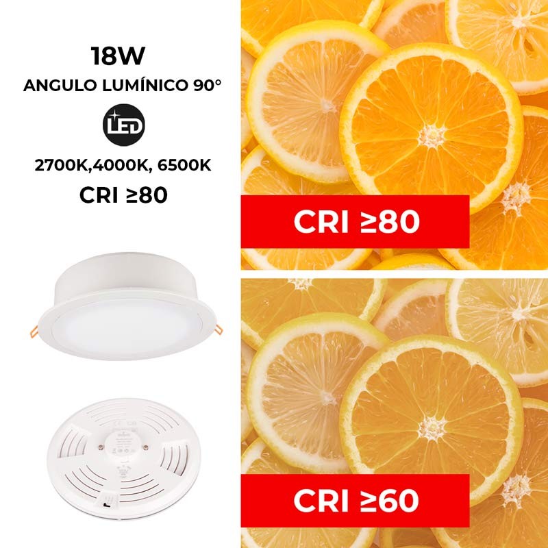 Downlight Redondo Estanco CCT Fumagalli "Teresa 260" 18W IP55