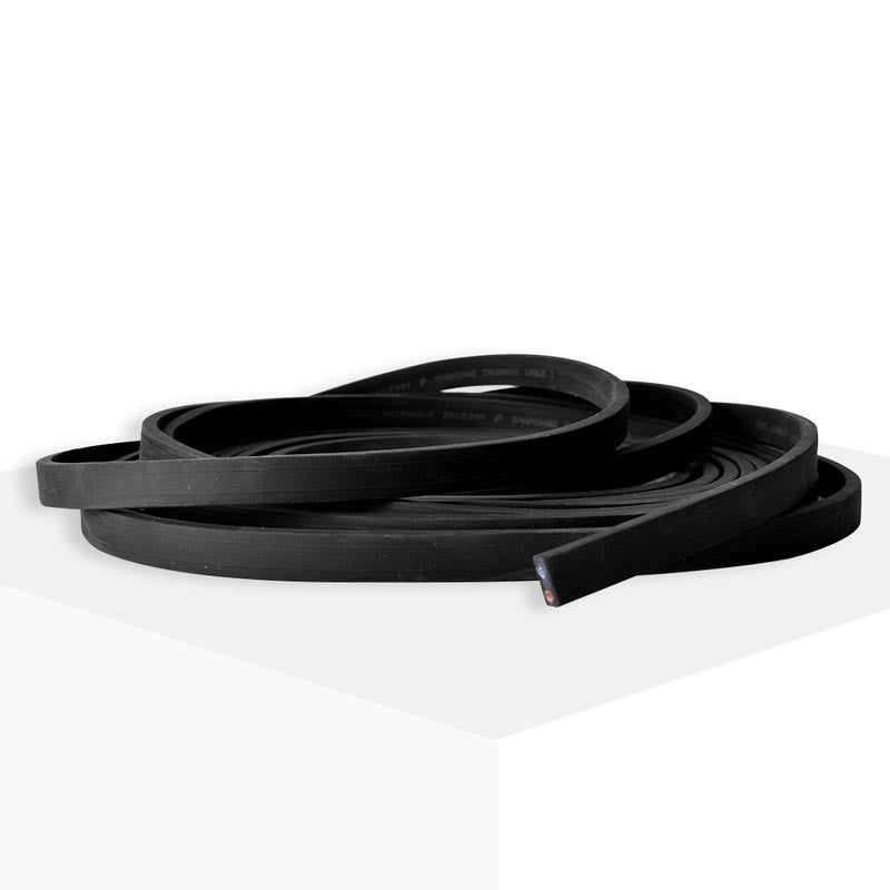 Cable Plano Negro 2x1,5mm2 para Guirnalda a medida (venta por metros)