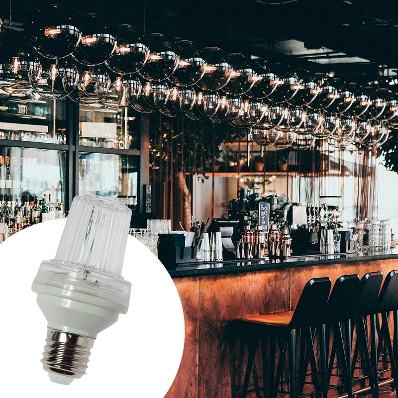 Bombilla LED con efecto estroboscópico E27 - 2W - IP65