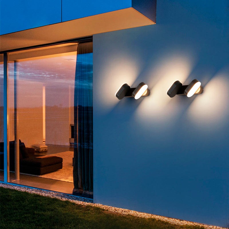 Aplique de pared LED doble para exterior orientable Endura 13W IP54