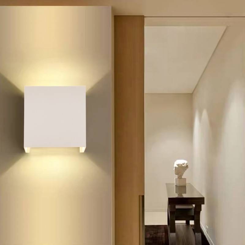 Pack de 8 Apliques de pared "KURTIN" 6W luz up and down regulable