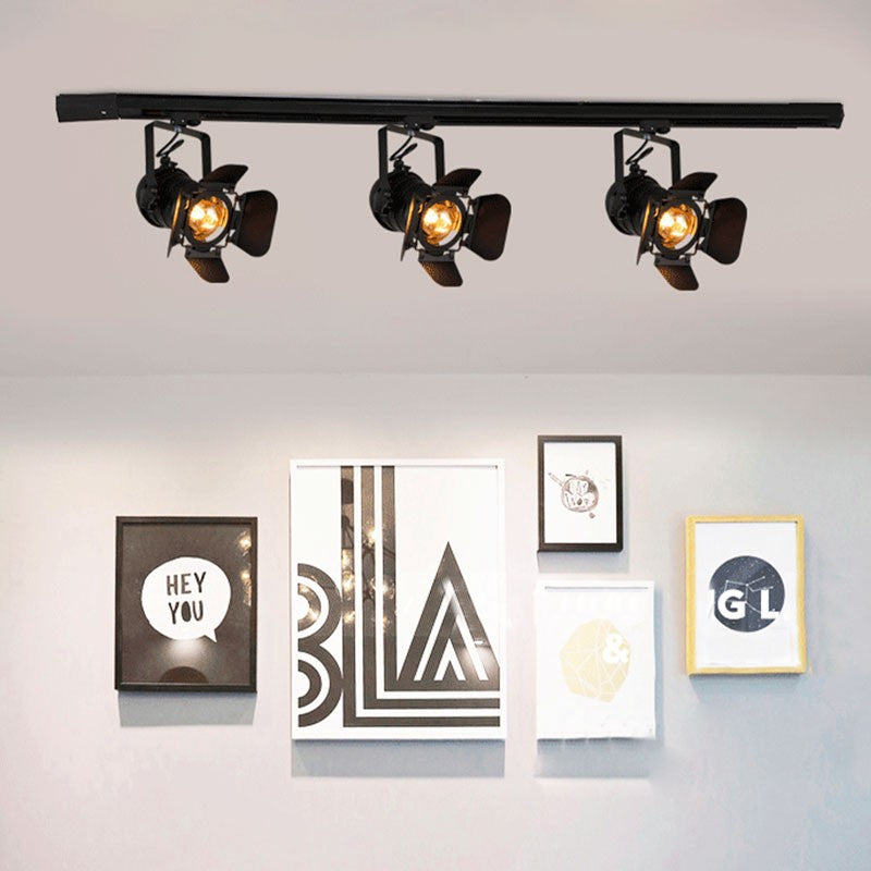 Foco carril monofásico orientable "Cinema" - E27