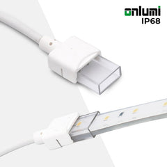 Conector inicio tira LED estanco 10mm - 2 pines - IP68