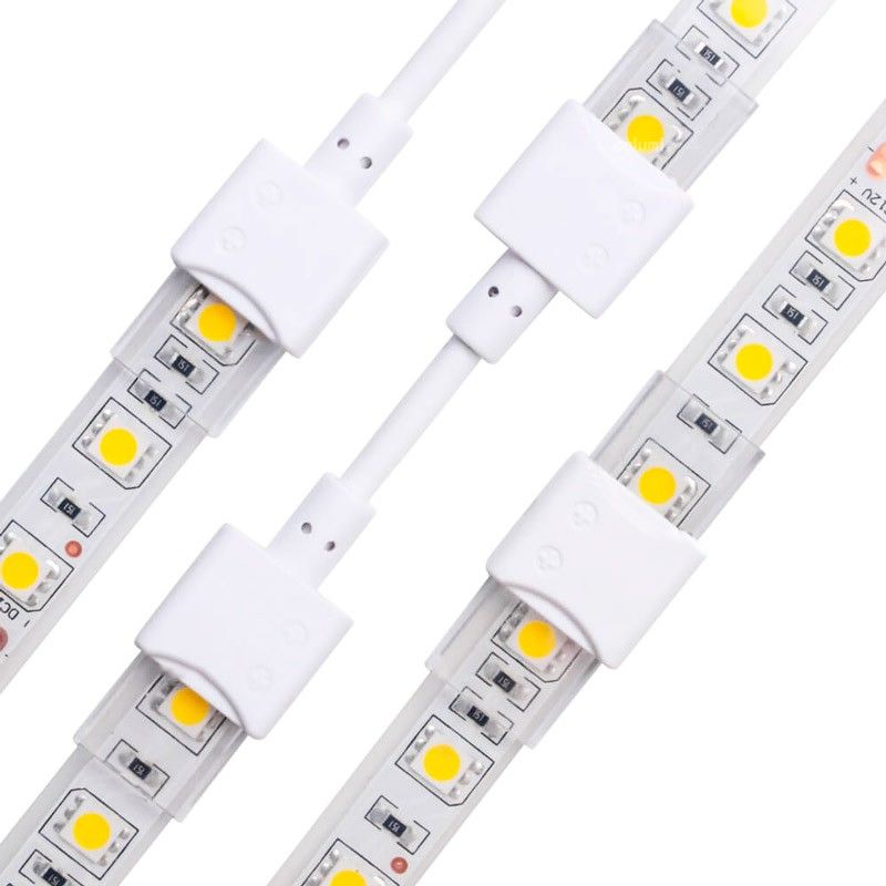 Conector tira LED estanco con cable - 2 pines - Tira 10 mm - IP68