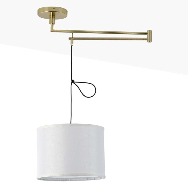 Lámpara Colgante "Neck" Articulada de Techo E27 con Brazo Giratorio