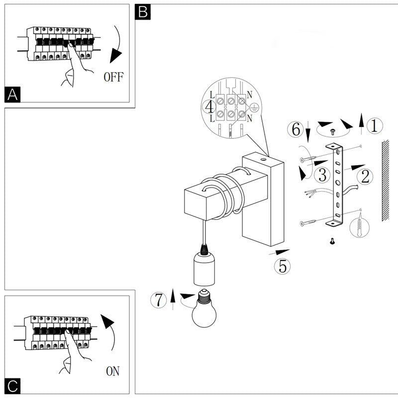 Pack X2 Apliques de pared rústicos de madera "RUDER" E27