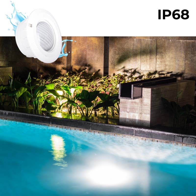 Nicho para bombilla de piscina empotrable PAR56 - IP68