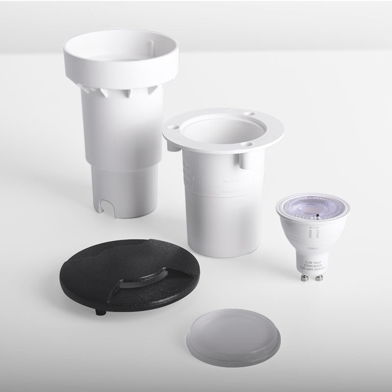 Foco empotrable en suelo LED FUMAGALLI CECI 90 2L GU10 3.5W