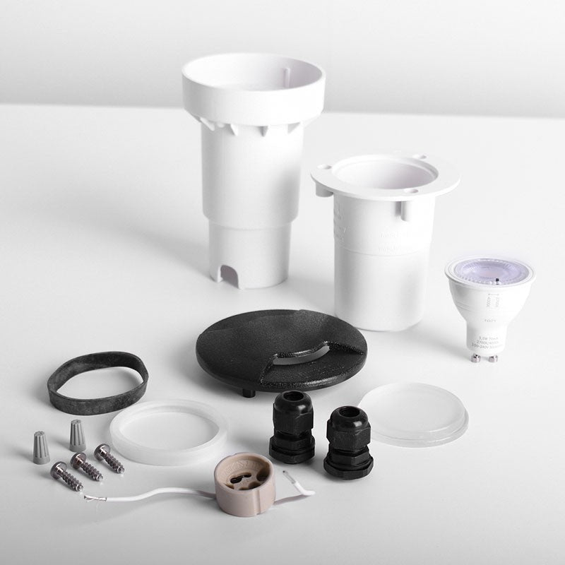 Foco empotrable en suelo LED FUMAGALLI CECI 90 2L GU10 3.5W