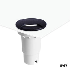 Foco empotrable en suelo LED FUMAGALLI CECI 90 2L GU10 3.5W