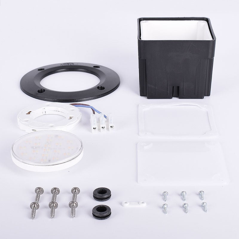 Baliza empotrable LED FUMAGALLI "LETI 100 ROUND" GX53 - 3W - IP66