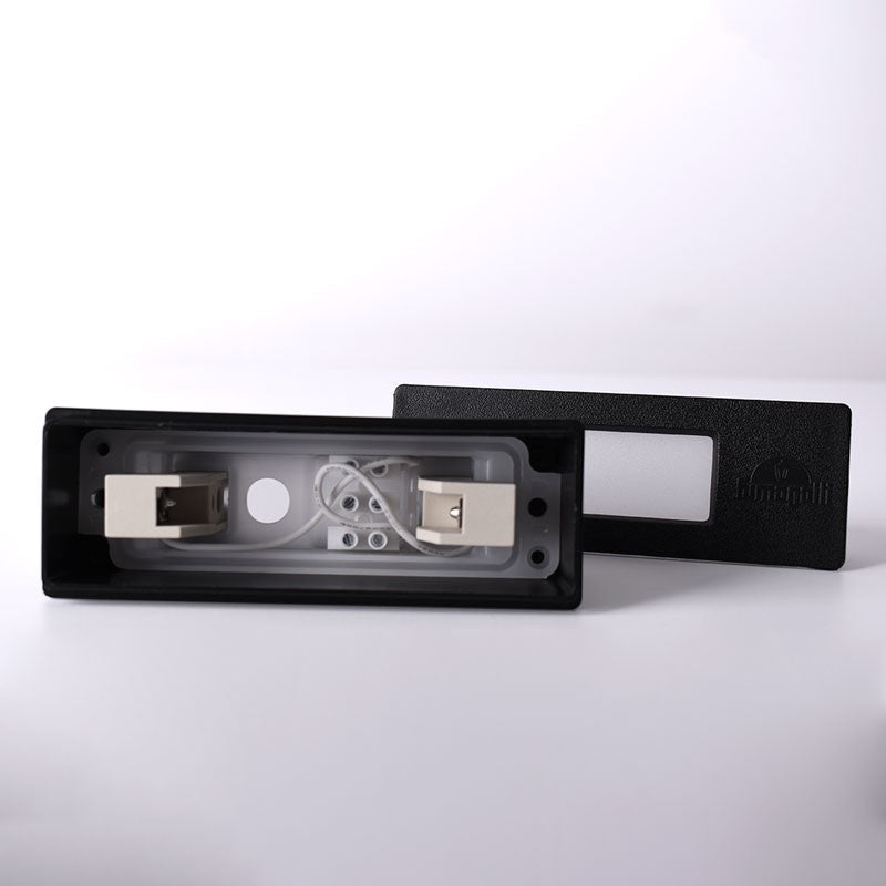 Baliza exterior LED empotrable pared Fumagalli "Nina 150" 3.5W -  IP55 - R7S - CCT