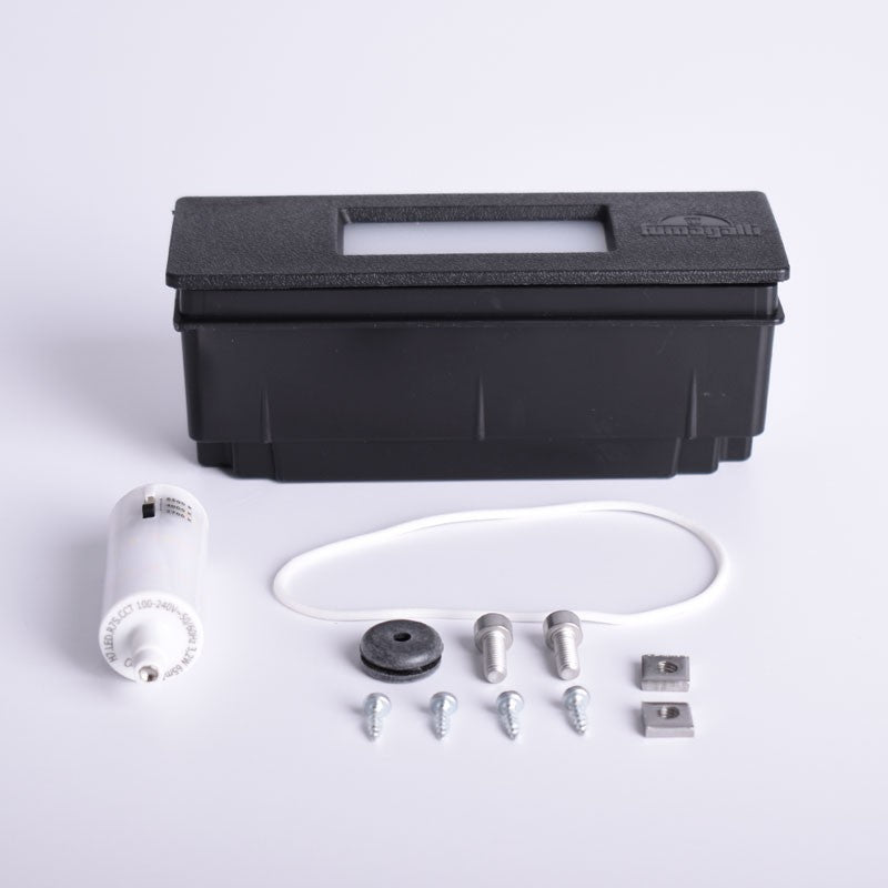 Baliza exterior LED empotrable pared Fumagalli "Nina 150" 3.5W -  IP55 - R7S - CCT