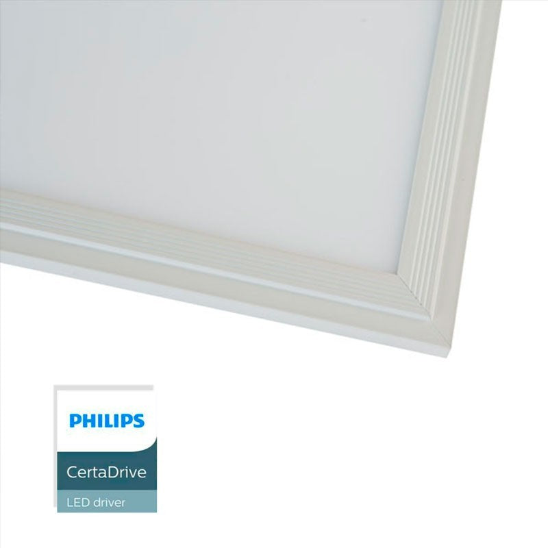 Pack de 4 paneles LED slim 120X30 cm -  Driver Philips - 44W - UGR19 - IP40