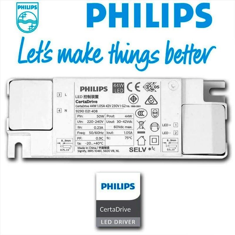 Pack de 10 paneles LED slim 120X30 cm -  Driver Philips - 44W - UGR19 - IP40