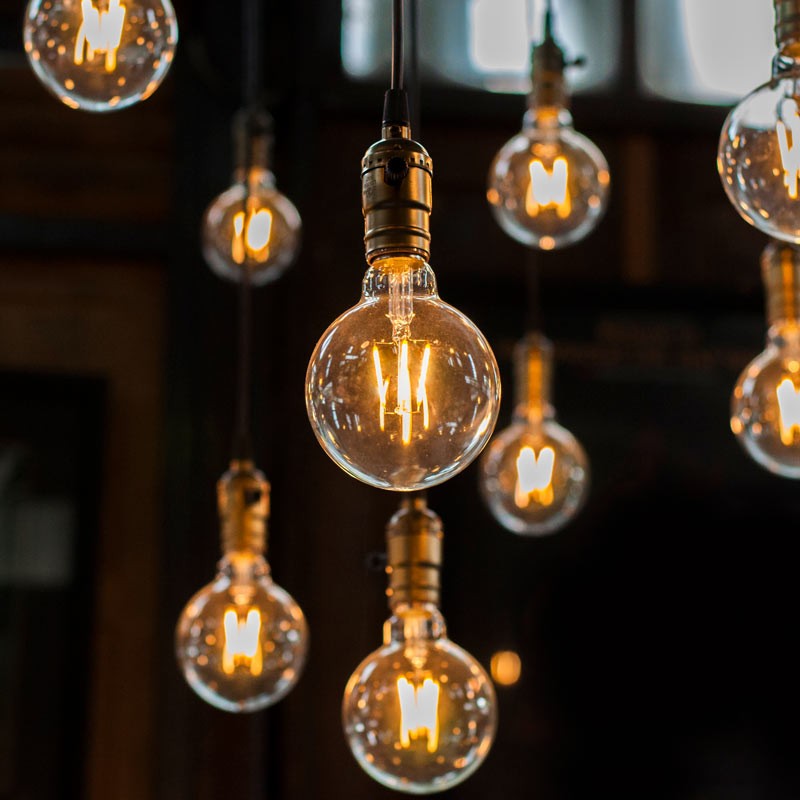 Bombilla LED Vintage Globo de Filamento E27 G125 6W