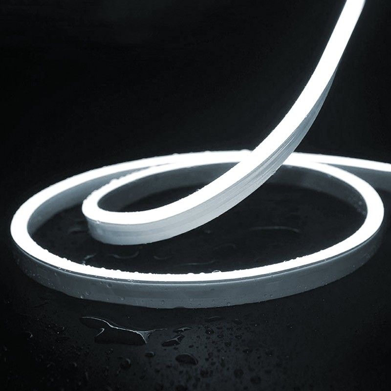 Neón LED flexible 24V DC - 10x18mm - 10 metros - Kit completo - 11W/m - IP67 - Curvatura lateral