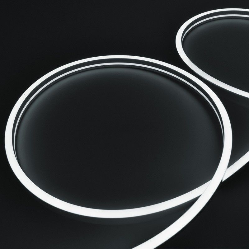 Neón LED flexible 24V DC - 10x18mm - 10 metros - Kit completo - 11W/m - IP67 - Curvatura lateral