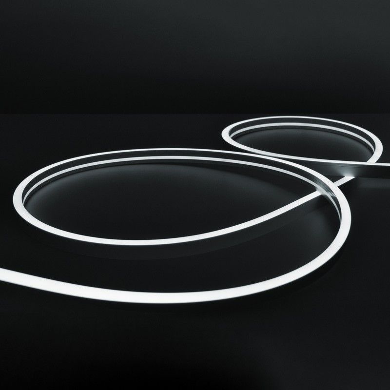 Neón LED flexible 24V DC - 10x18mm - 10 metros - Kit completo - 11W/m - IP67 - Curvatura lateral