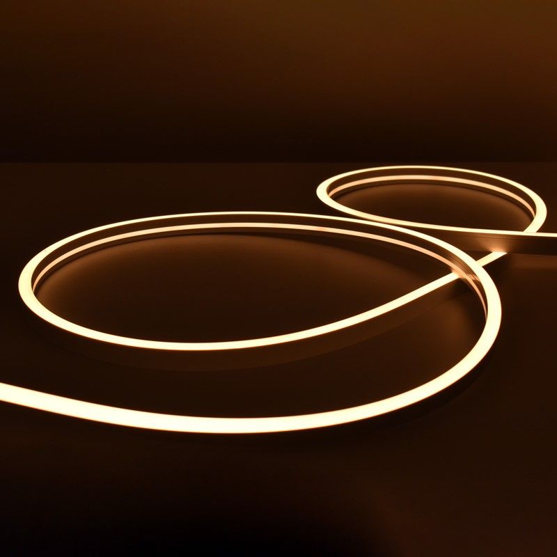 Neón LED flexible 24V DC - 10x18mm - 10 metros - Kit completo - 11W/m - IP67 - Curvatura lateral