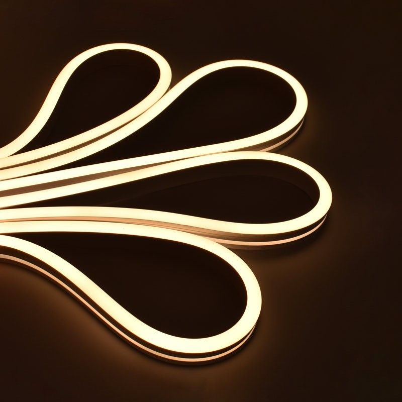 Neón LED flexible 24V DC - 10x18mm - 10 metros - Kit completo - 11W/m - IP67 - Curvatura lateral
