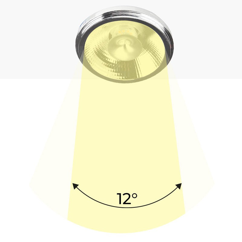 Bombilla LED AR111 12W regulable - 12º - Driver externo - 3000K