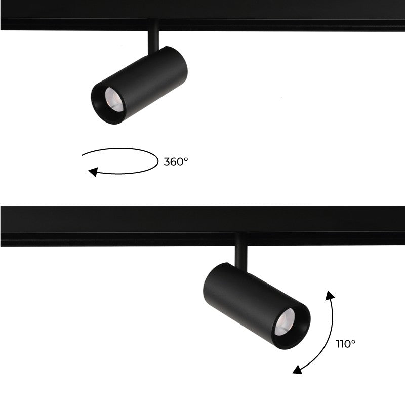Foco LED para carril magnético 48V - 6W