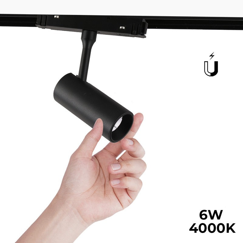 Foco LED para carril magnético 48V - 6W