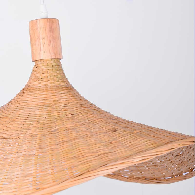 Lámpara colgante  de mimbre "Bellas"