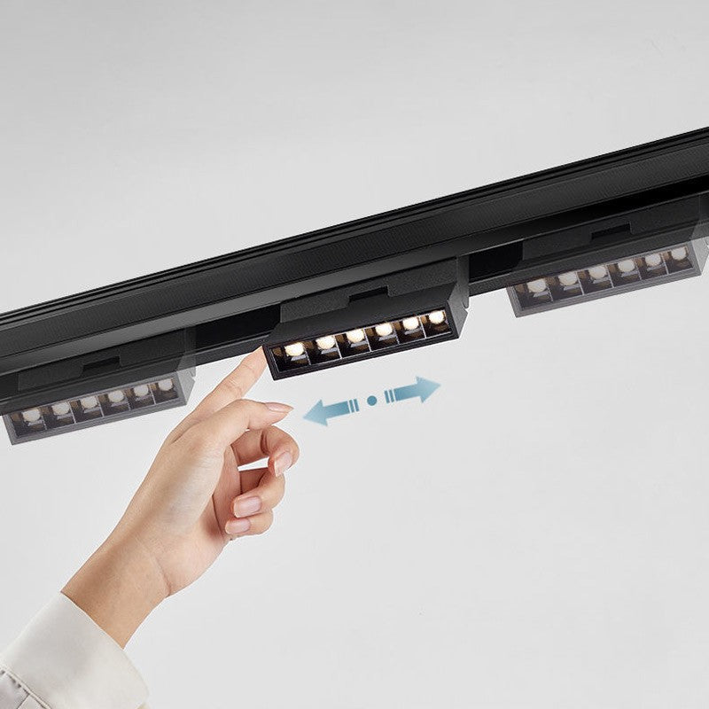 Luminaria lineal LED orientable para carril magnético 48V - 6W - UGR16