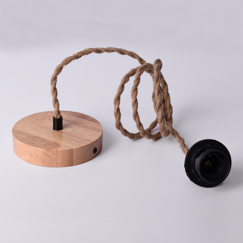 Lámpara colgante de fibras naturales "NAM"