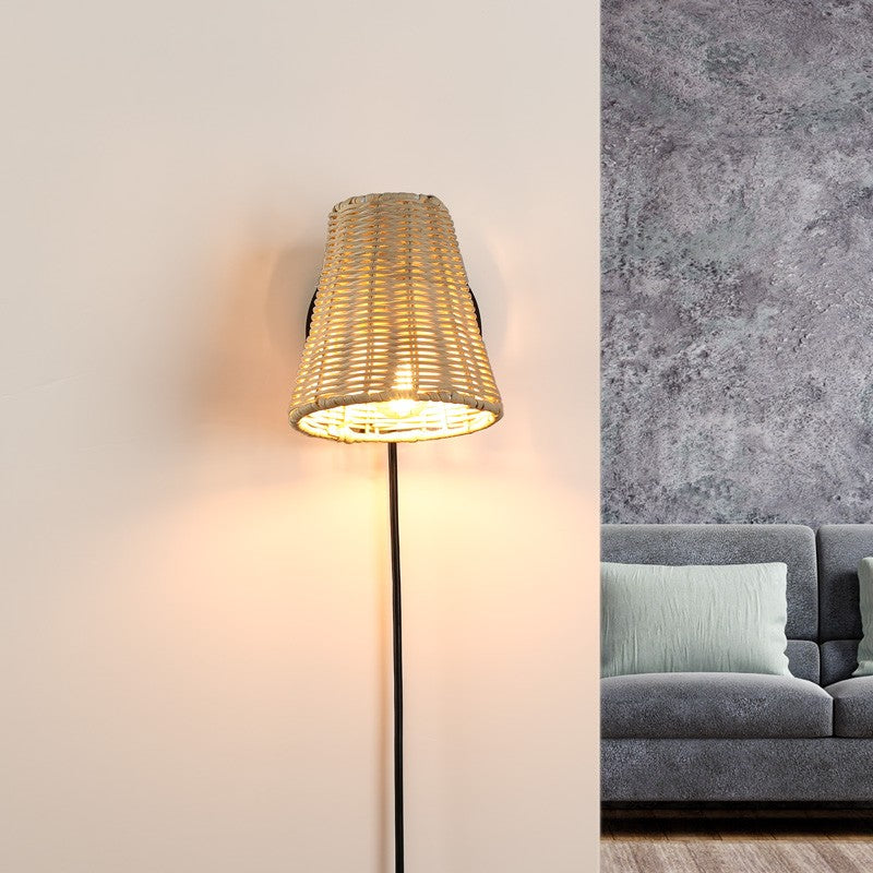 Aplique de pared de mimbre "BLIND"