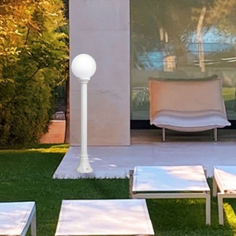 Farola exterior Fumagalli LED "GLOBO MIZAR/G250" 8.5W E27 - CCT